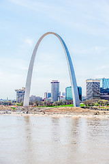 Image showing saint louis missouri downtown at daylight