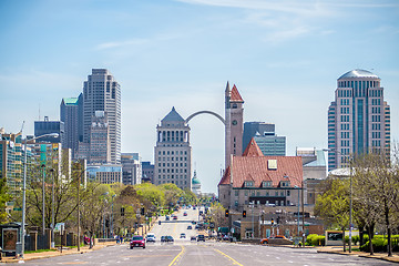 Image showing saint louis missouri downtown at daylight