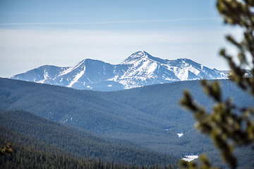 Image showing colorado rocky mountains near monarch pass