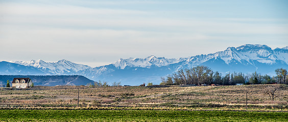 Image showing at the foothills of colorado rockies