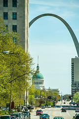 Image showing saint louis missouri downtown at daylight