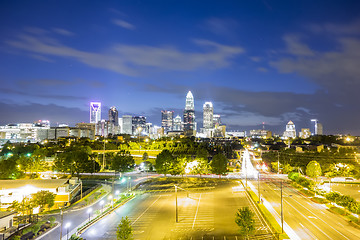 Image showing Downtown of Charlotte  North Carolina skyline