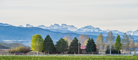 Image showing at the foothills of colorado rockies