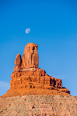 Image showing monument valley setting hen monument