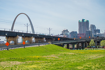 Image showing saint louis missouri downtown at daylight