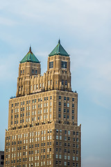 Image showing Kansas City skyline at sunrise