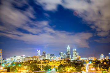 Image showing Downtown of Charlotte  North Carolina skyline