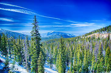 Image showing colorado rocky mountains near monarch pass