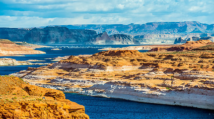 Image showing Lake Powell the second largest man-made lake in the United State