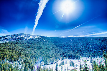 Image showing colorado rocky mountains near monarch pass