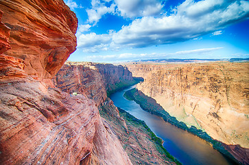 Image showing colorado viver flowing through grand canyon