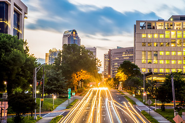 Image showing Downtown of Charlotte  North Carolina skyline