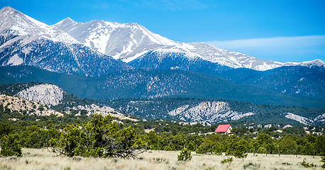 Image showing colorado roky mountains vista views