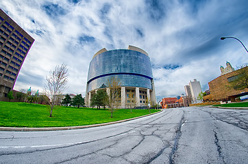 Image showing Kansas City skyline at sunrise