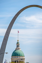 Image showing saint louis missouri downtown at daylight