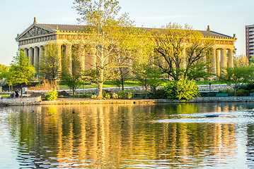 Image showing Nashville\'s Parthenon  in  Spring 