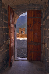 Image showing the castle inside the door