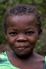 Image showing little girl in zanzibar