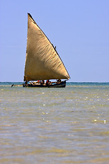 Image showing sailing in madagascar sea