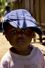 Image showing little boy whit caps