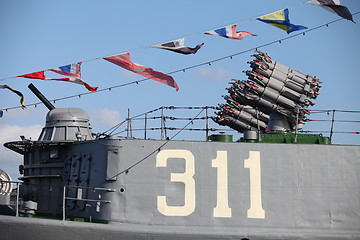 Image showing armament warship