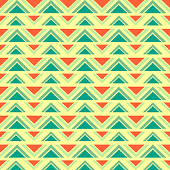 Image showing Seamless geometric ethnic pattern