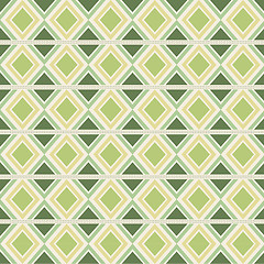 Image showing Seamless geometric ethnic pattern