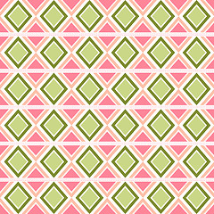 Image showing Seamless geometric ethnic pattern