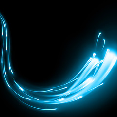 Image showing Blue abstract background. EPS 10