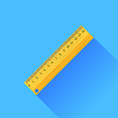 Image showing Wooden Ruler