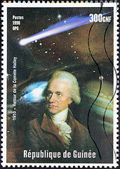 Image showing Halley's Comet Stamp