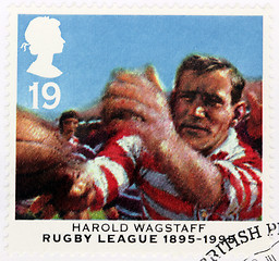 Image showing Harold Wagstaff Stamp