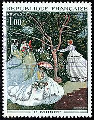 Image showing Claude Monet Stamp