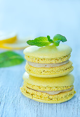 Image showing lemon macaroons