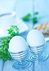 Image showing boiled eggs