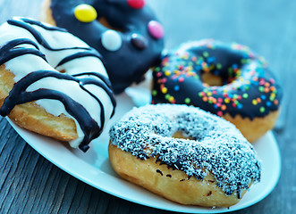 Image showing donuts in white box