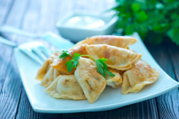 Image showing fried dumplings