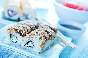 Image showing sushi