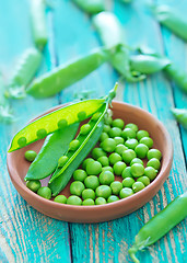 Image showing green peas