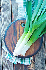 Image showing fresh leek