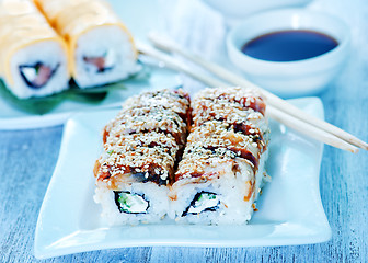 Image showing sushi