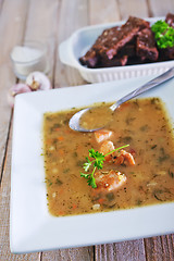 Image showing pea soup