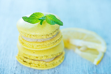 Image showing lemon macaroons