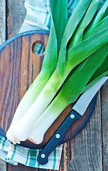 Image showing fresh leek