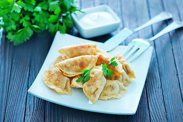 Image showing fried dumplings