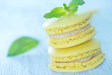 Image showing lemon macaroons