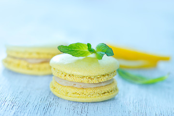 Image showing lemon macaroons