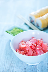 Image showing sushi