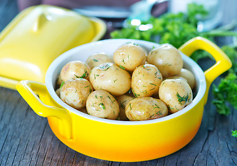 Image showing boiled potato