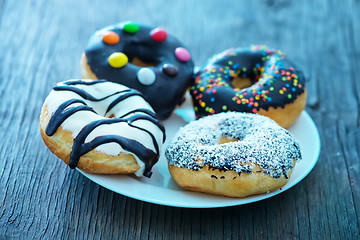 Image showing donuts in white box
